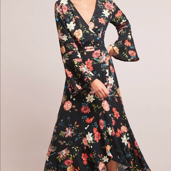 FARM Rio Brazil Black Floral dress- small NWT!!! - Picture 3 of 7